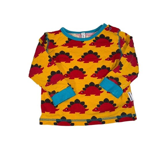 Maxomorra Dungaree And T-Shirt Set Dinosaur Size 86 Size 18 Months - Picture 4 of 7